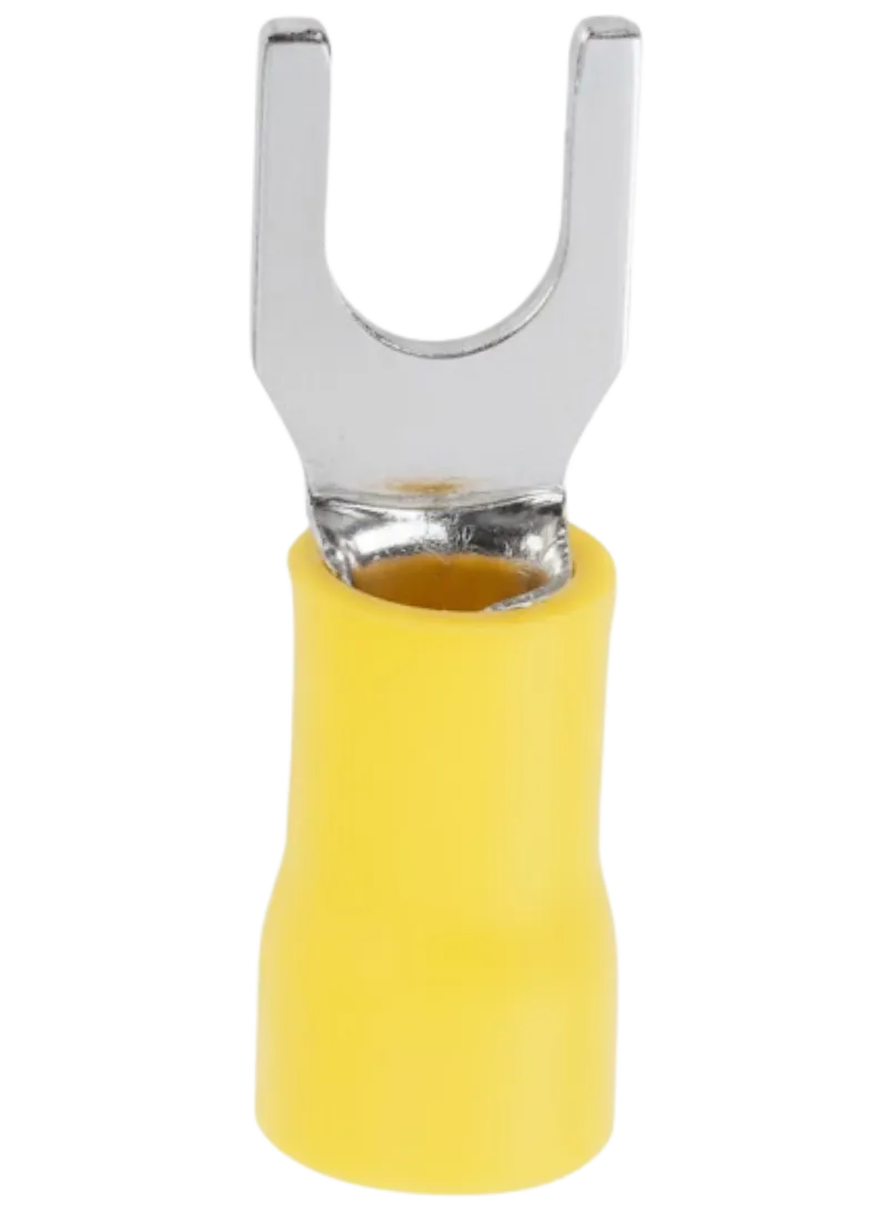 Cable Lug  2.5 - 4 mm, Bolt Hole 5.3 mm (Yellow)