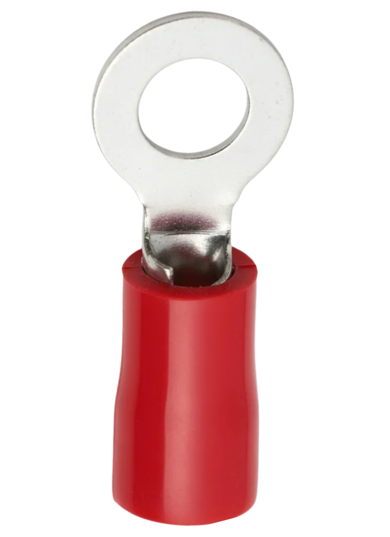 Cable Lug RV 4 - 6 mm, Bolt Hole 6.5 mm (Red)