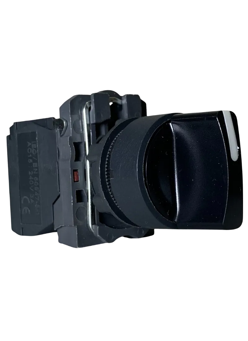 Selector Switches 3 momentary  positions R, L maintained Black 1N/O + 1N/C KB5AD73