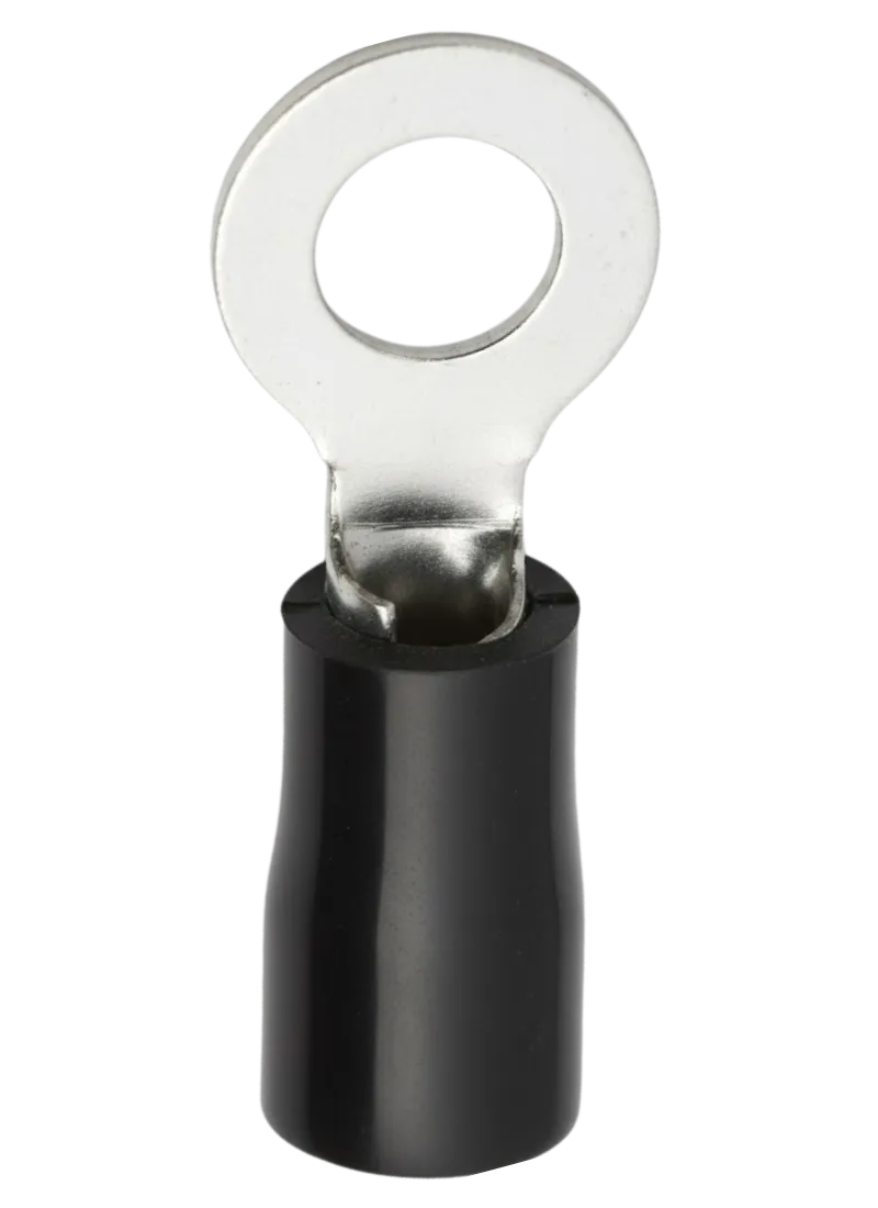 Cable Lug RV 4 - 6 mm, Bolt Hole 5.3 mm (Black)