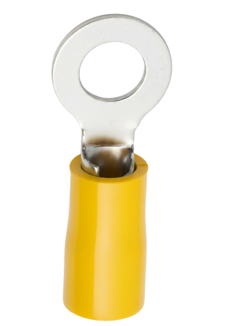 Cable Lug RV 1.25 - 2.5 mm, Bolt Hole 5.3 mm (Yellow)